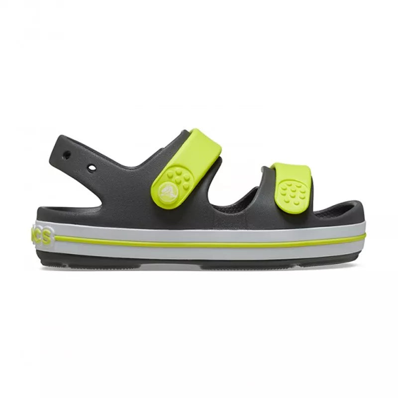 Crocband Cruiser Sandalias Junior - Gris/Amarillo