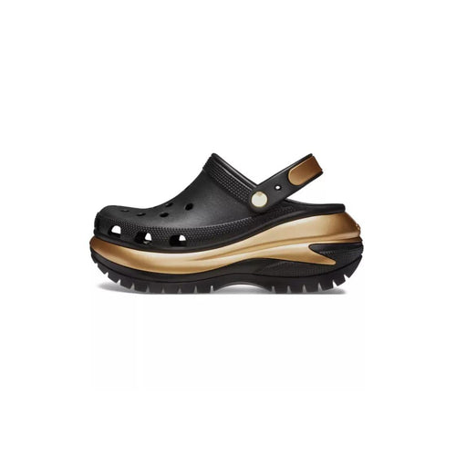 Sandales Mega Crush Metallic Clog - Noir/Doree