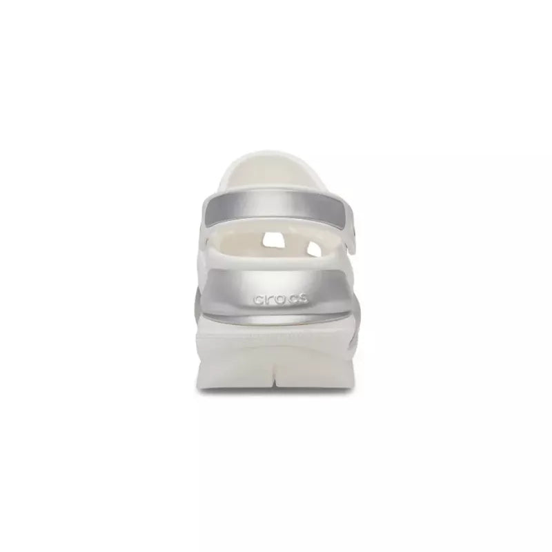 Sandales Mega Crush Metallic Clog - Blanc, Argent