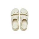 Crocs - Sandales Mega Crush - Ecru