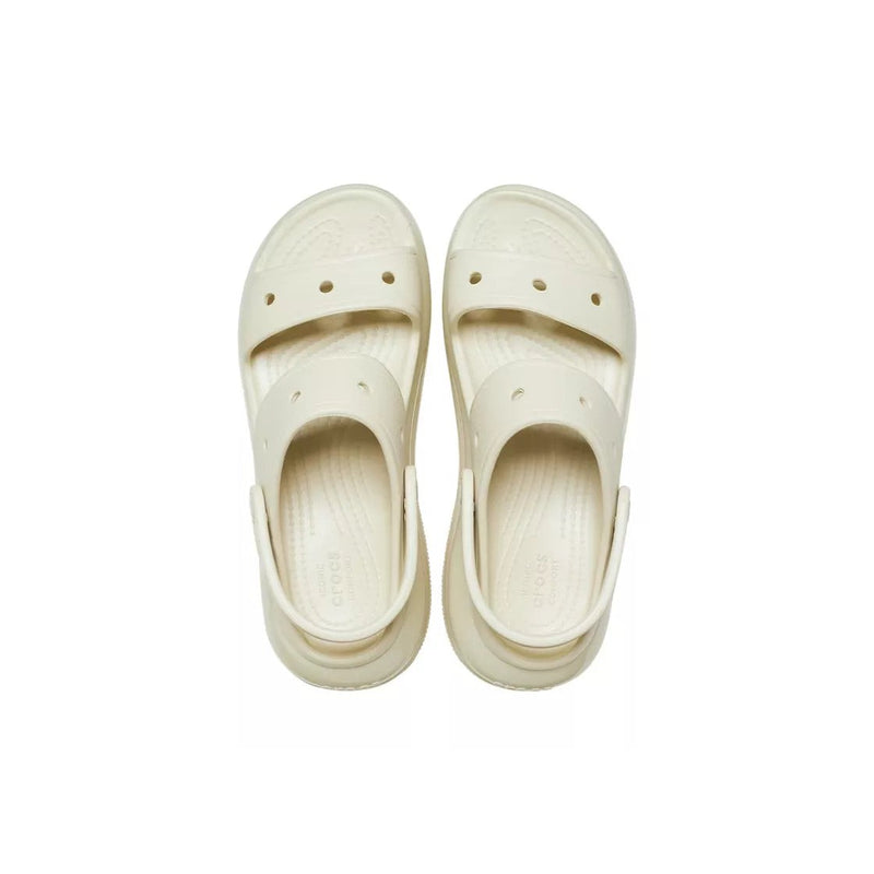 Crocs - Sandales Mega Crush - Ecru