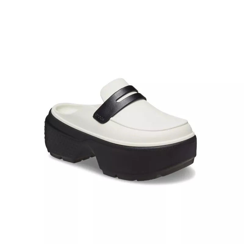 Sandalias tipo mocasín Stomp - Blanco/Negro