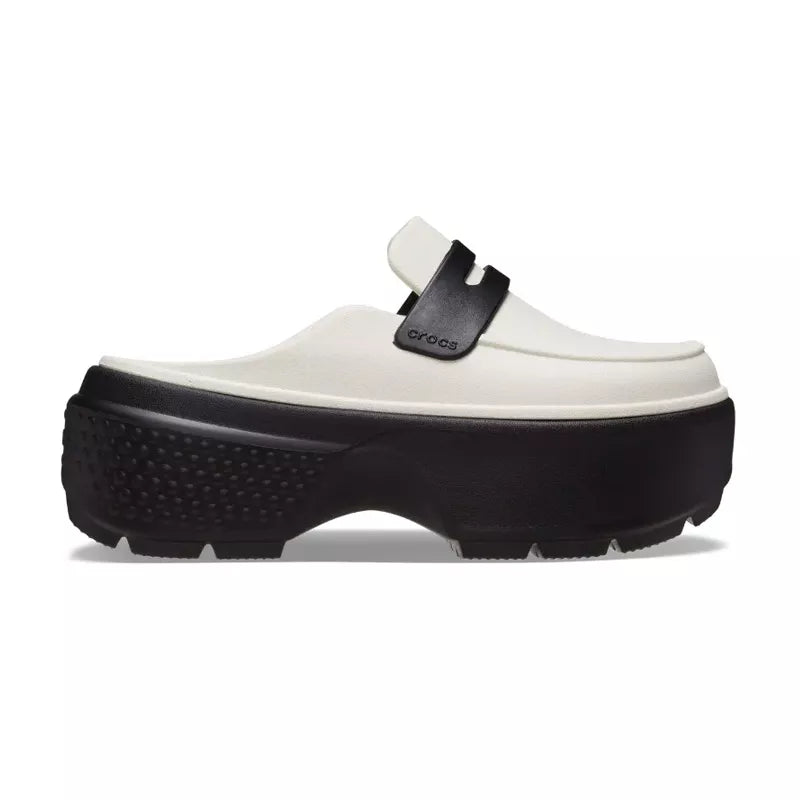 Sandalias tipo mocasín Stomp - Blanco/Negro
