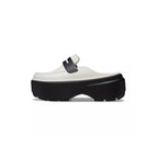 Sandalias tipo mocasín Stomp - Blanco/Negro