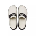 Sandalias tipo mocasín Stomp - Blanco/Negro