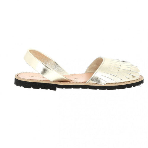 Avarca Sirena Metal Oro Sandals - Gold