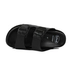 Josephine Over Synthetic Leather Sandals - Black - Women