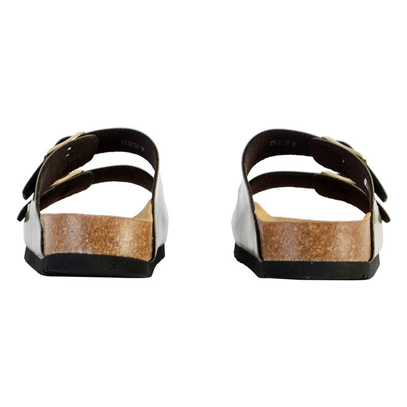 Josephine Patent Synthetic Sandals - Khaki - Women