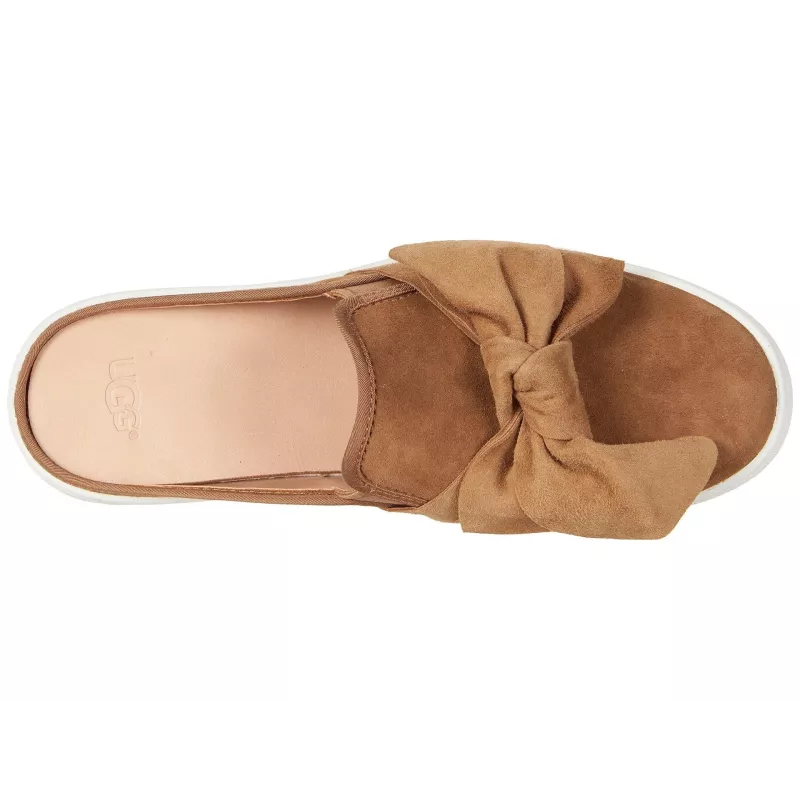 Luci Bow Sandals - Chestnut