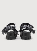 Arizona Love - Sandales A Plateforme Trekky Sporty - Noir - Femme