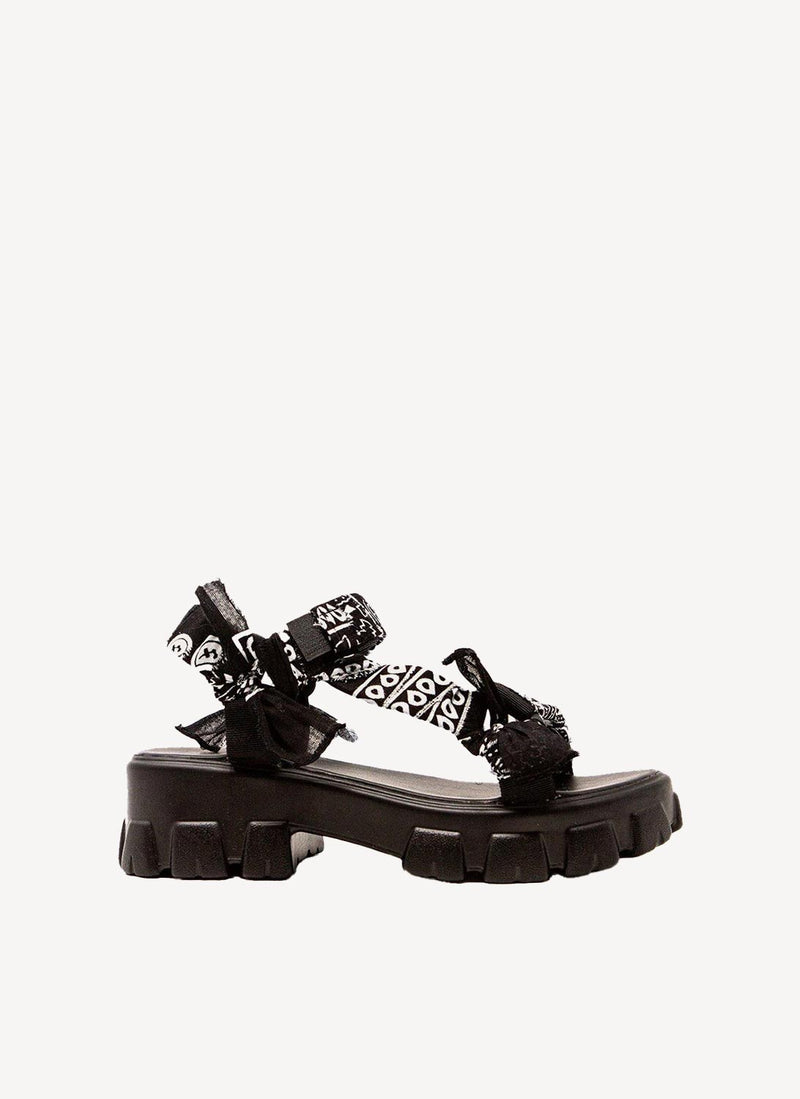 Arizona Love - Sandales A Plateforme Trekky Sporty - Noir - Femme