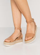 Steve Madden - Sandales À Plateformes Chaser - Natural Leather - Femme