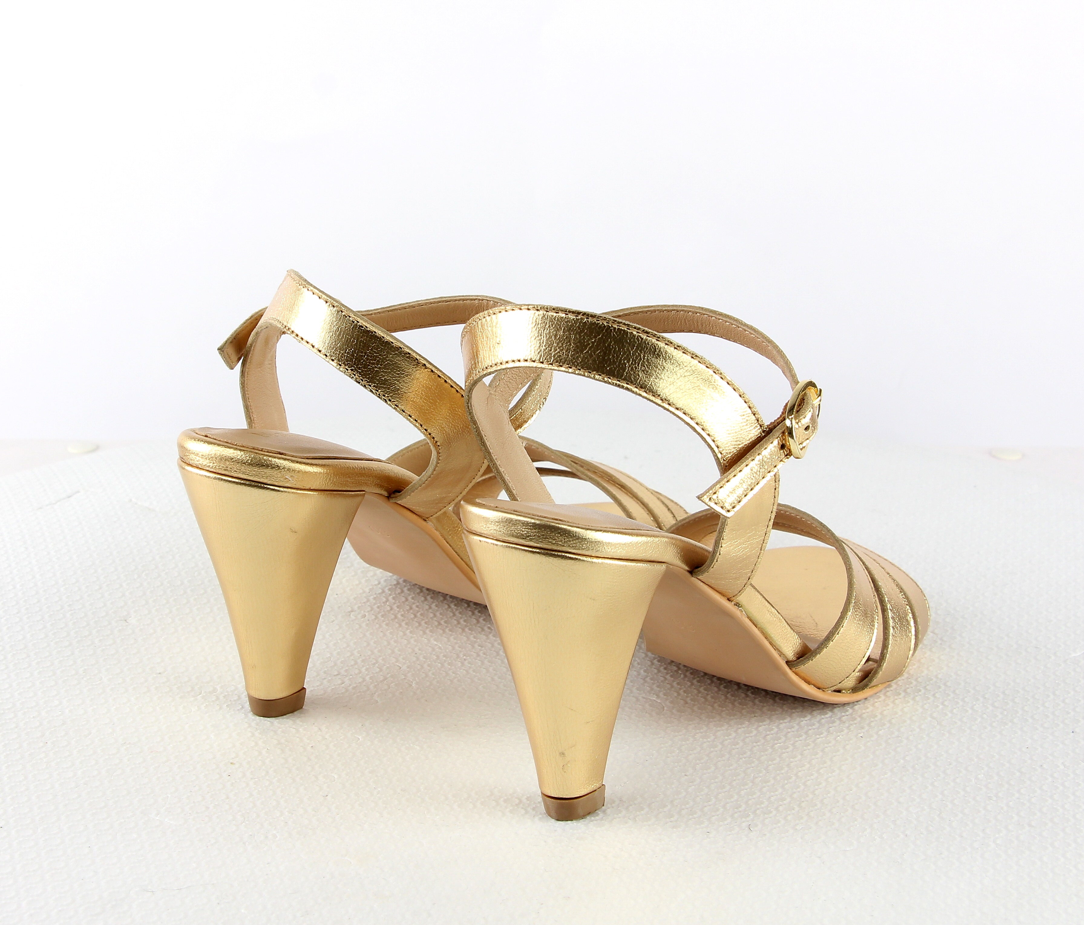 Jelena Heeled Sandals - Gold