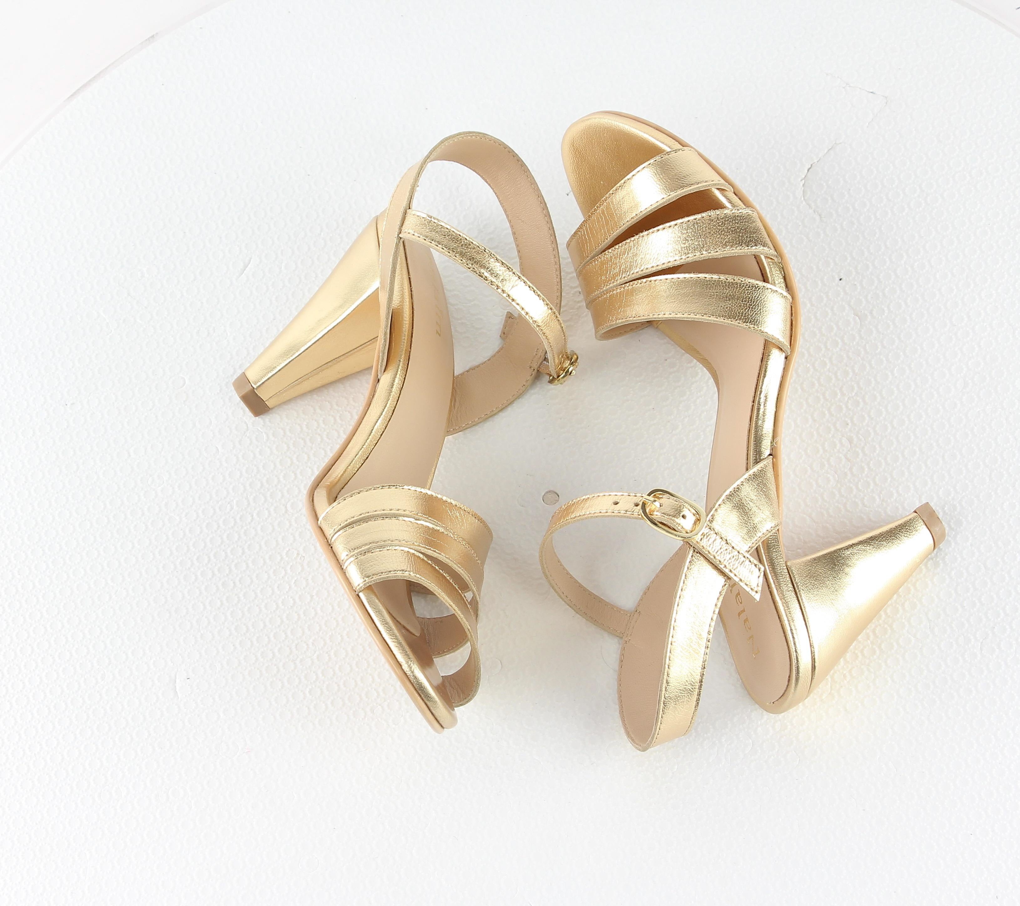 Jelena Heeled Sandals - Gold