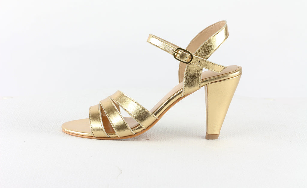Jelena Heeled Sandals - Gold