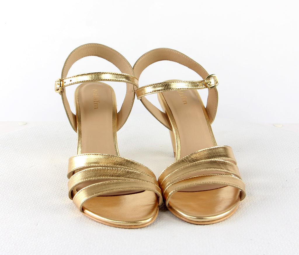 Jelena Heeled Sandals - Gold
