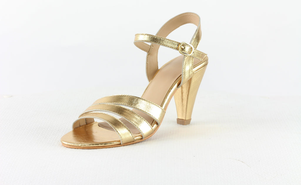 Jelena Heeled Sandals - Gold