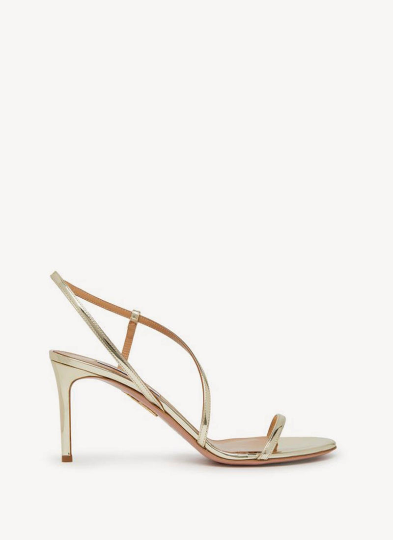 Aquazzura - Sandales À Talon Sleek - Gold - Femme