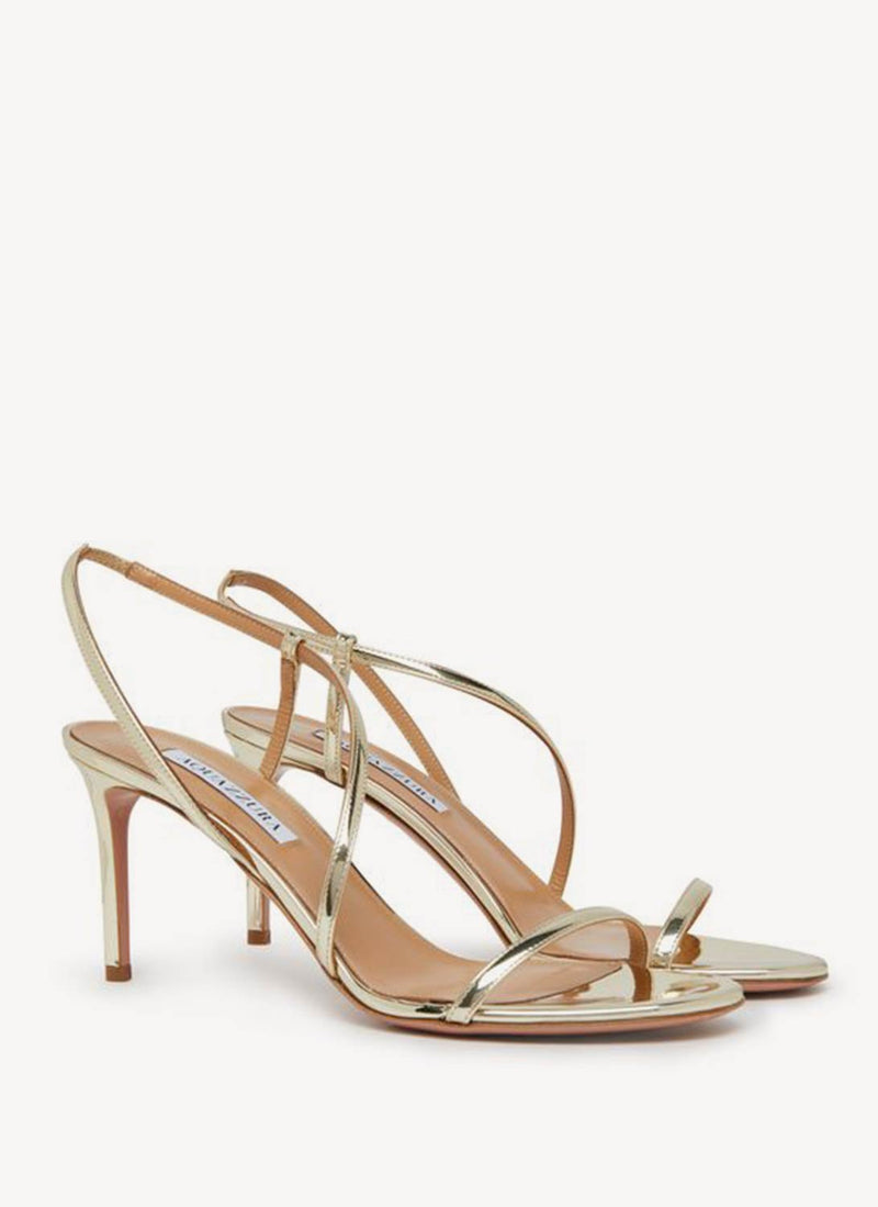 Aquazzura - Sandales À Talon Sleek - Gold - Femme