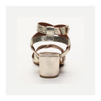 White Sun - Sandales Talon Anaba - Light Gold Crackle Foil - Light Gold