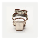 White Sun - Sandales Talon Anaba - Light Gold Crackle Foil - Light Gold
