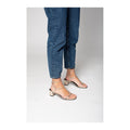 White Sun - Aquene Heel Sandals - Platinum Metallic Nappa - Gold