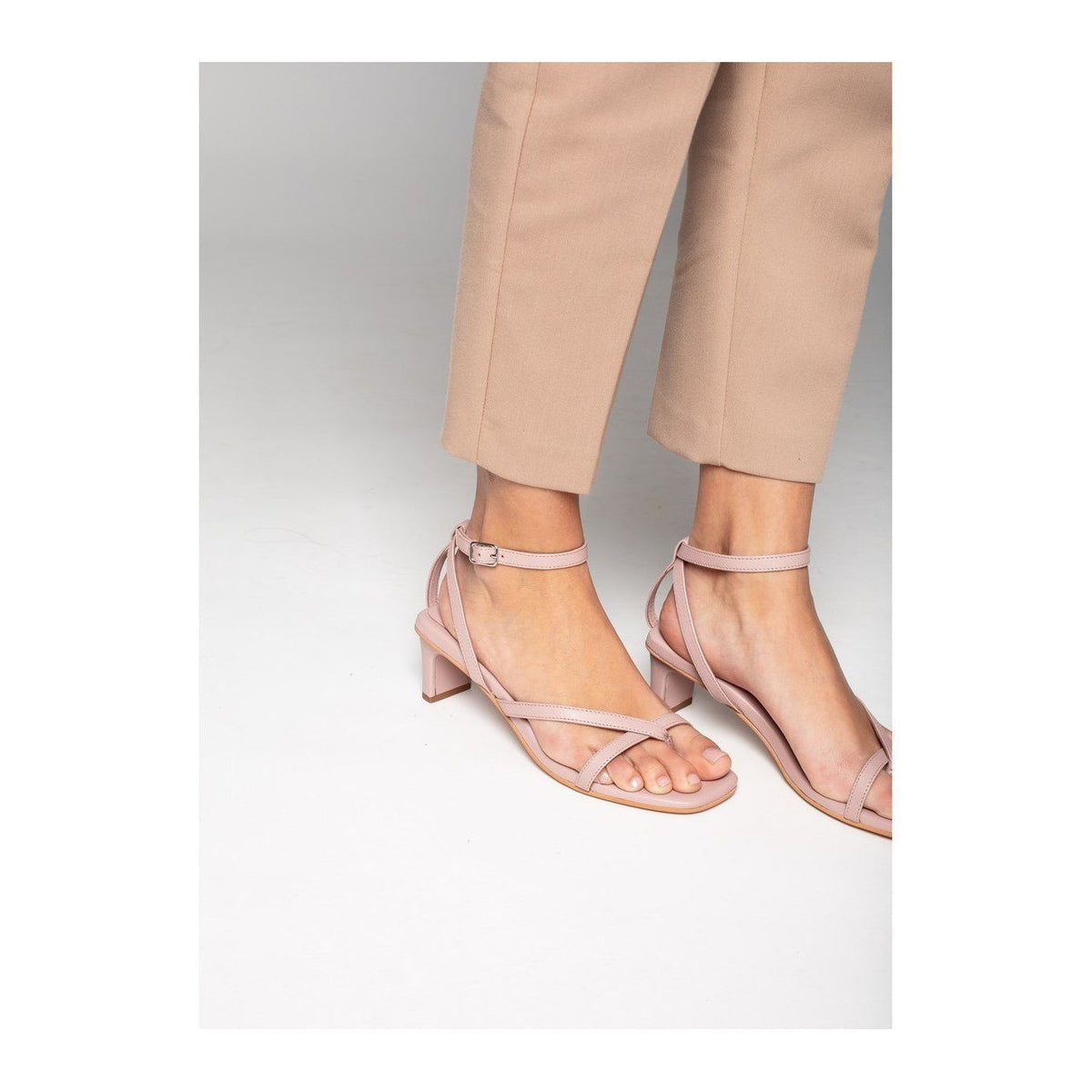 White Sun - Cheyenne Heeled Sandals - Lilac - Women
