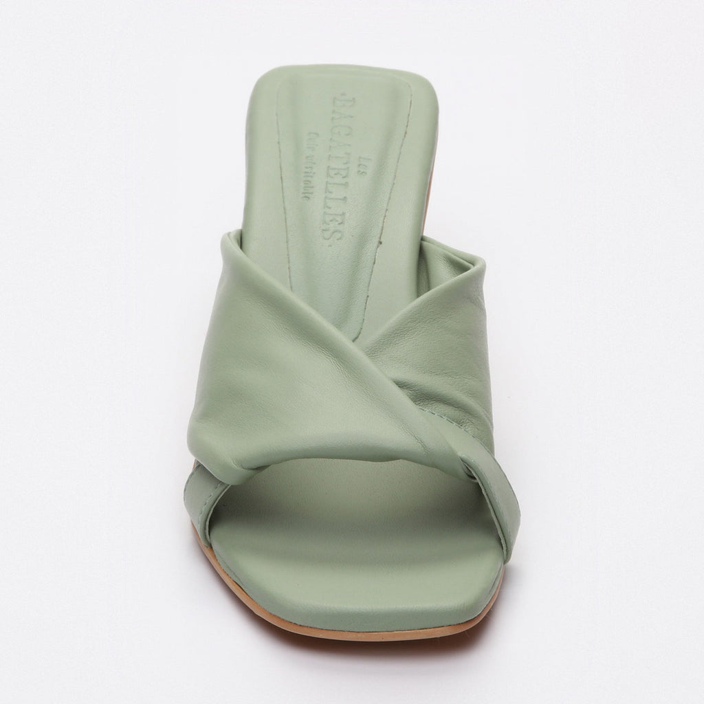Coahoma Heeled Sandals - Light Green