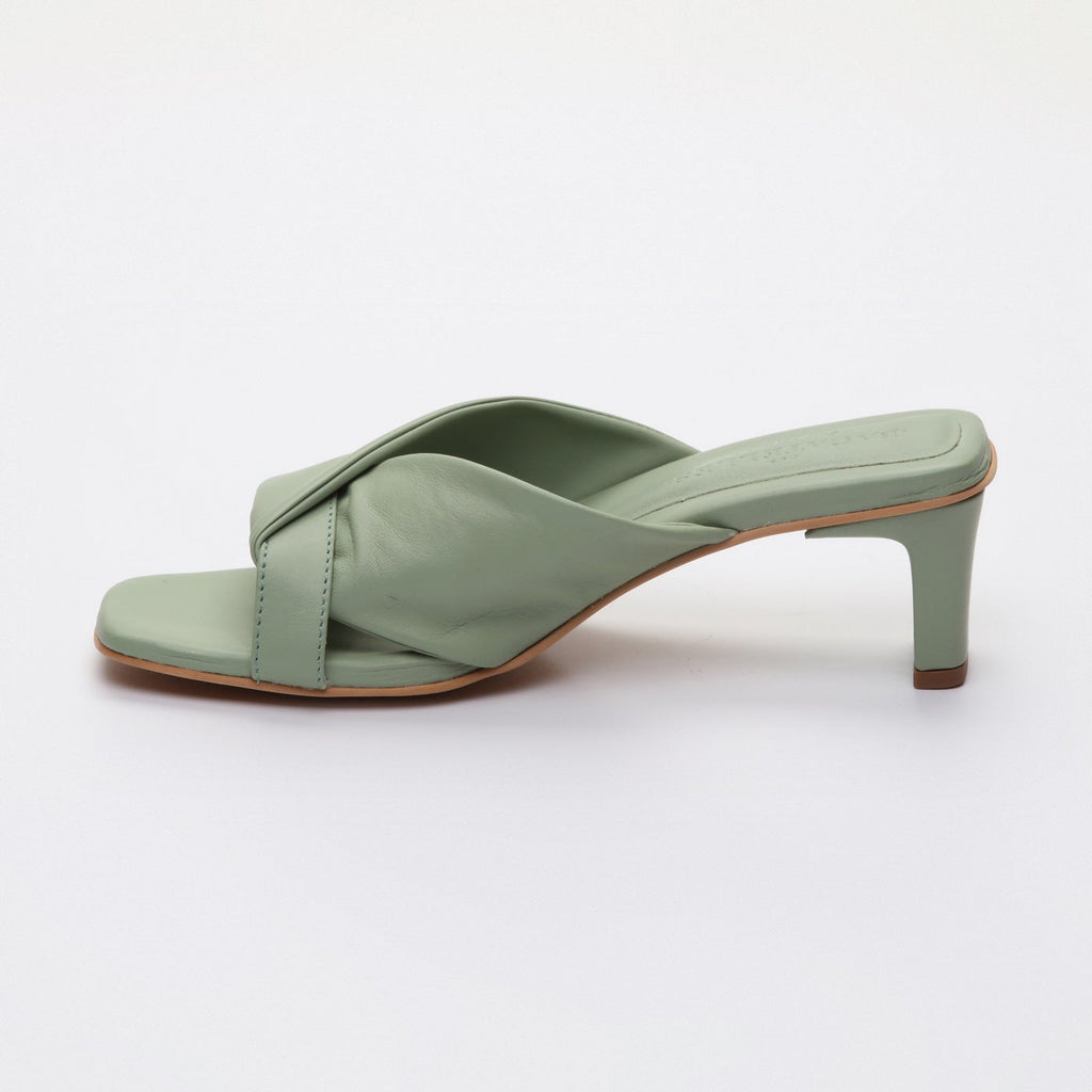 Coahoma Heeled Sandals - Light Green