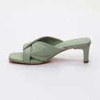 Coahoma Heeled Sandals - Light Green