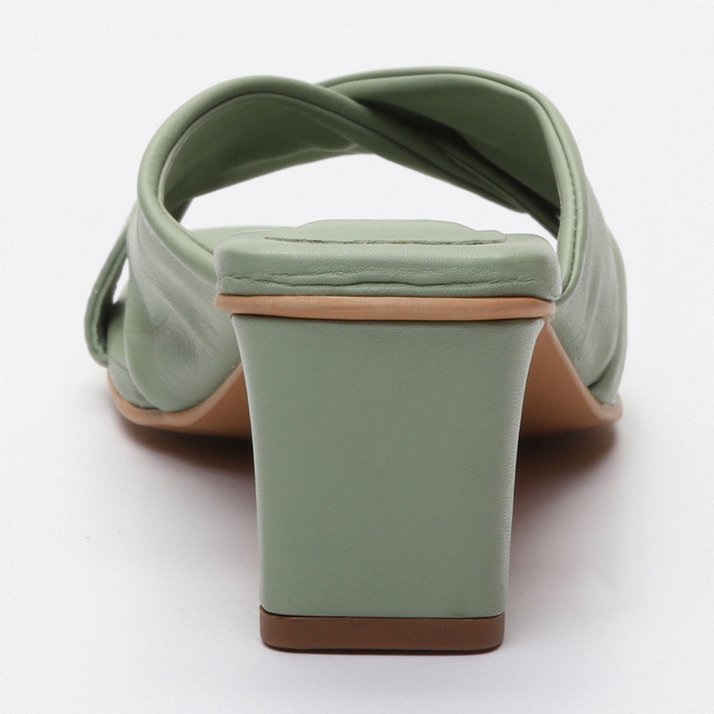 Coahoma Heeled Sandals - Light Green
