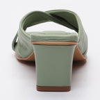 Coahoma Heeled Sandals - Light Green