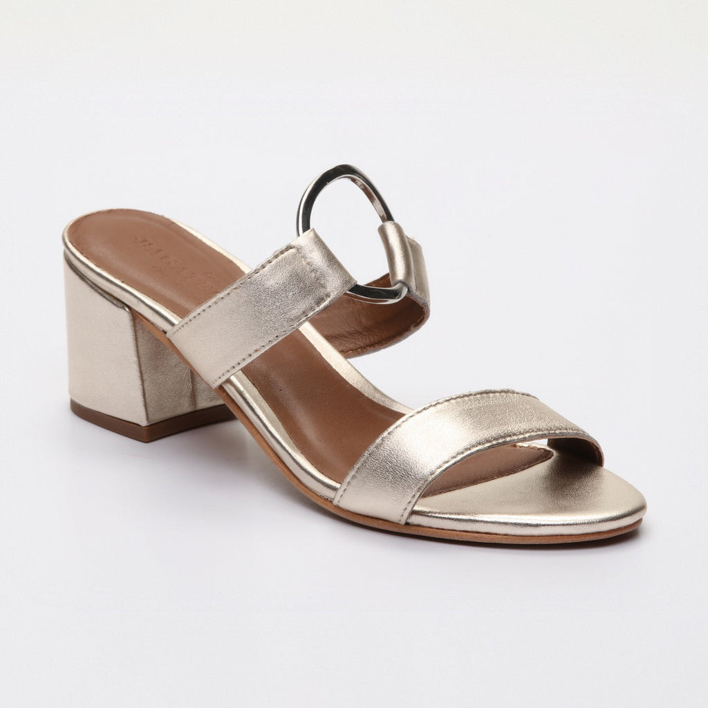 Les Bagatelles - Jolan Heeled Sandals - Platinium