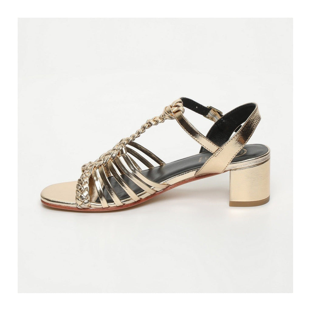 Sandalias de Tacón Katell - Dorado - Mujer