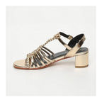 Sandalias de Tacón Katell - Dorado - Mujer