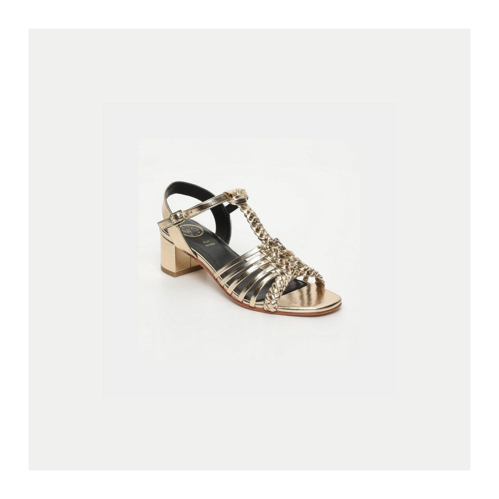 Sandalias de Tacón Katell - Dorado - Mujer