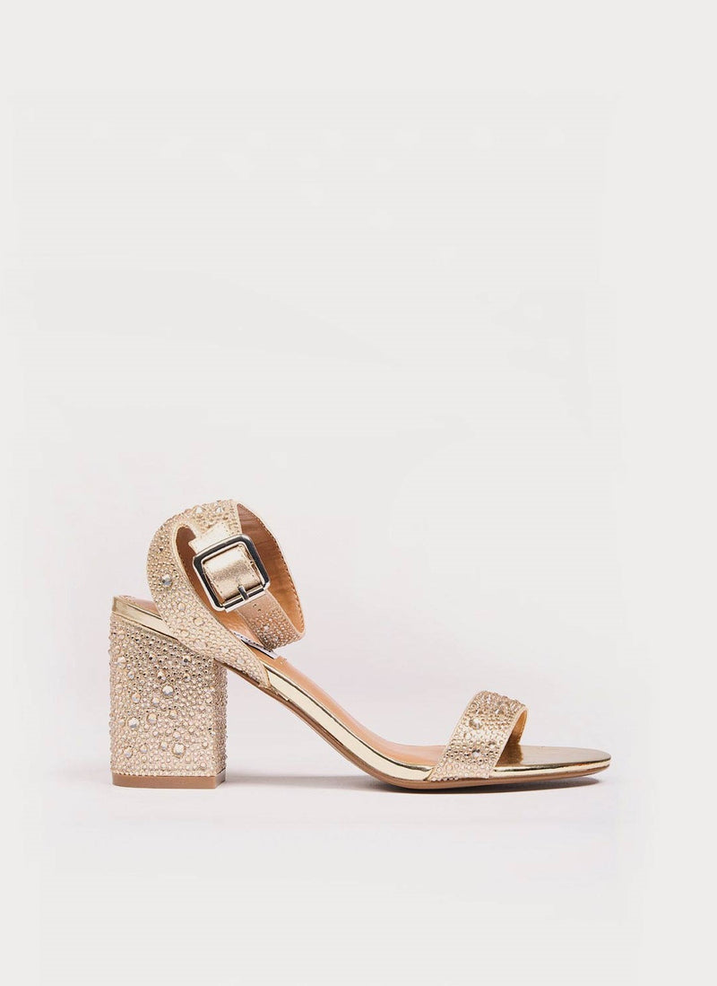 Steve Madden - Sandales À Talons Milia-R - Gold - Femme