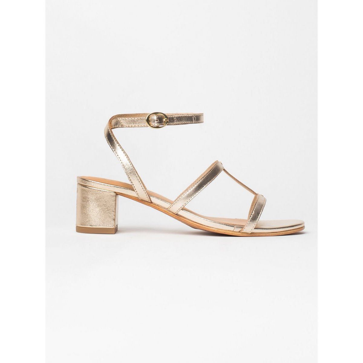 White Sun - Tilio Heeled Sandals - Gold - Women