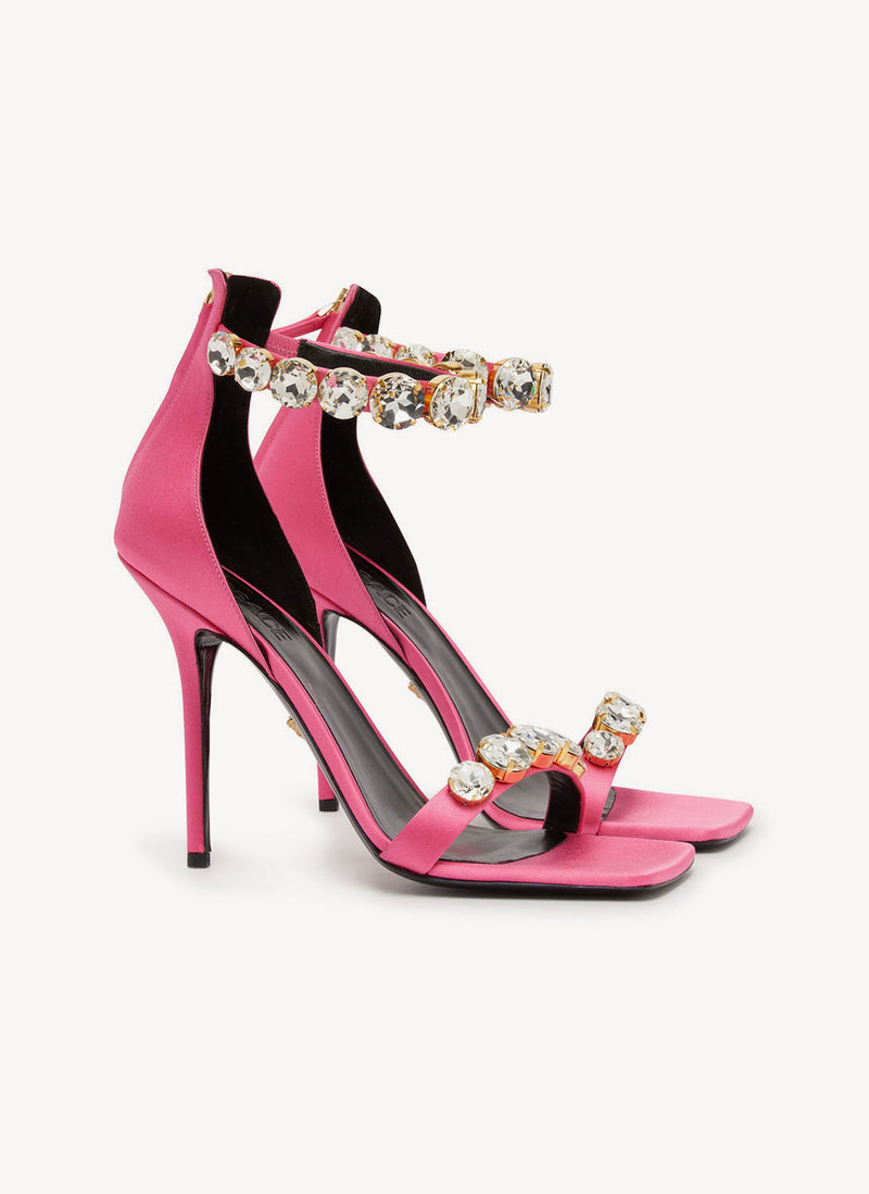 Versace - Sandales À Talons - Pink - Femme