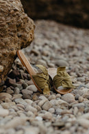 Alba Mules - Olive Goat Suede - Olive