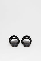 Claudie Pierlot - Open Flat Shoes - Almeria - Black
