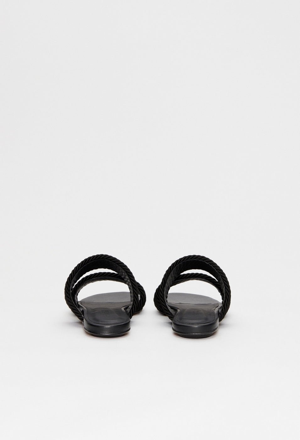 Claudie Pierlot - Open Flat Shoes - Almeria - Black
