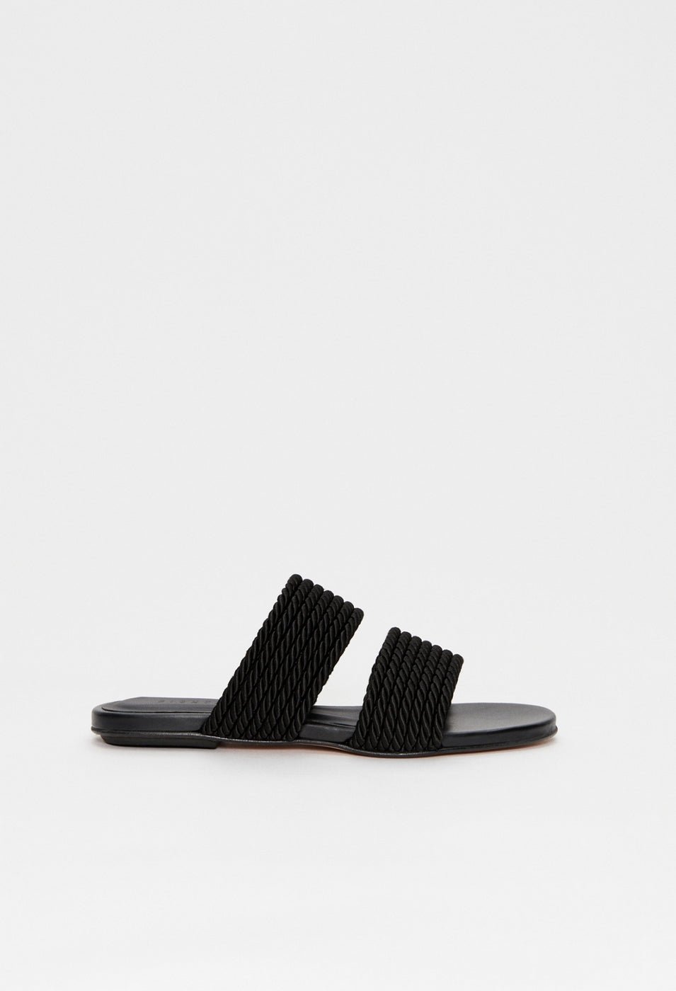Claudie Pierlot - Open Flat Shoes - Almeria - Black