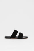 Claudie Pierlot - Open Flat Shoes - Almeria - Black