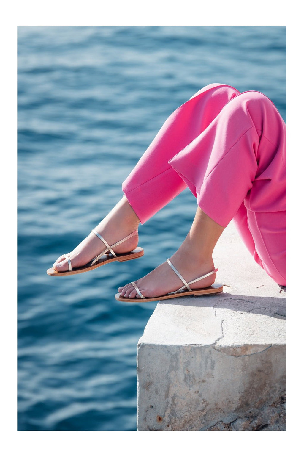 White Sun - Atea Sandals - Platinium - Women