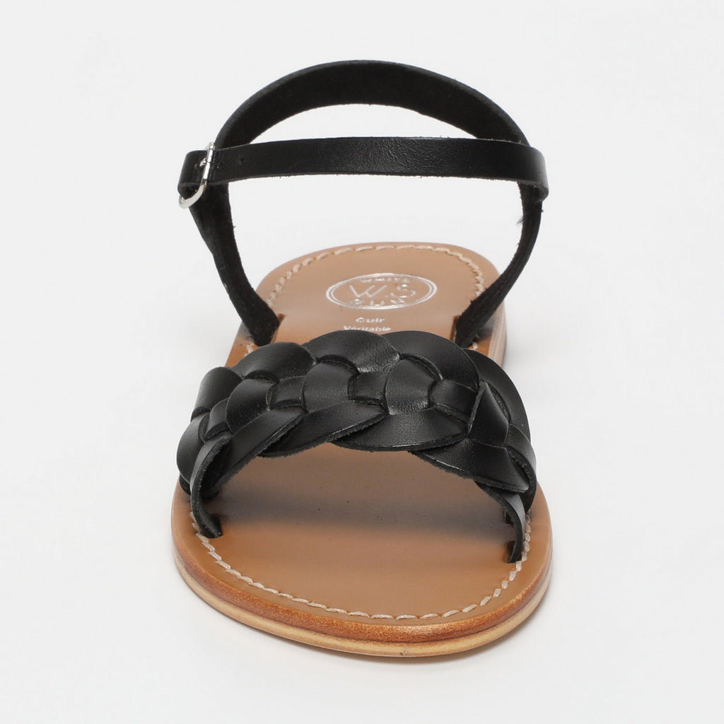 White Sun - Bandana Sandals - Black Buff - Black