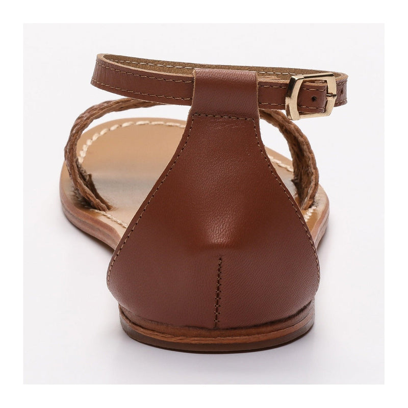 White Sun - Sandales Avec Attache Cheville Major - Camel - Femme
