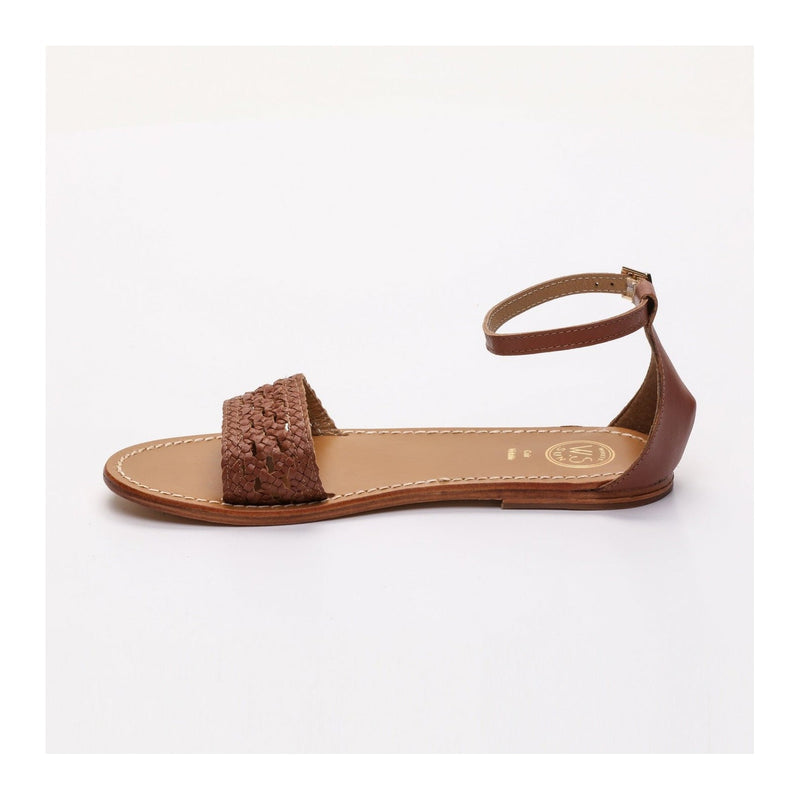 White Sun - Sandales Avec Attache Cheville Major - Camel - Femme