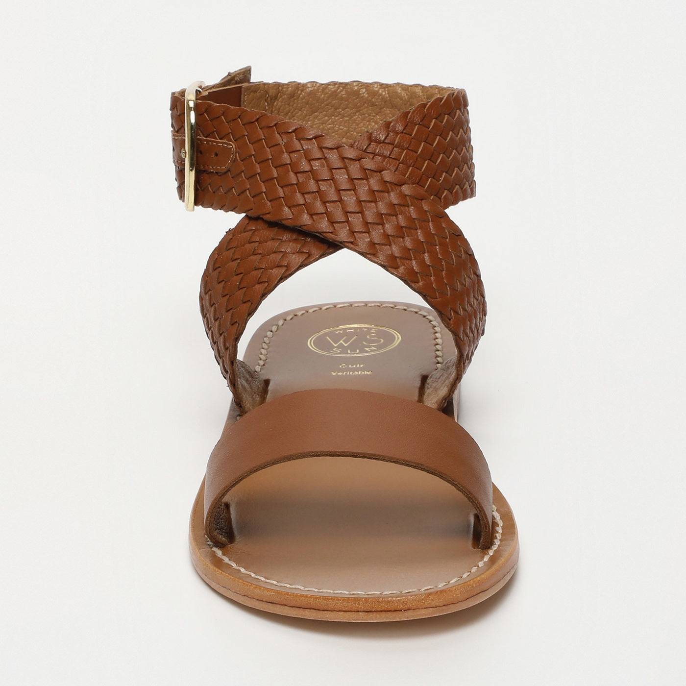 White Sun - Sandalias Tinsley - Cuero de cabra camel - Camel