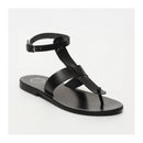 Sol Blanco - Sandalias Trisha - Negro Buff - Negro